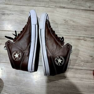 Converse Dark Brown High-Top Sneakers